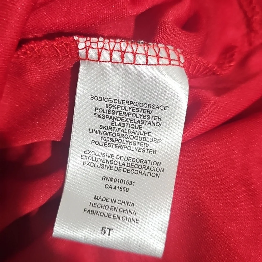 Barbie Toddler Girls Velvet Satin Plaid Fancy Layered Kids Tutu Dress Red